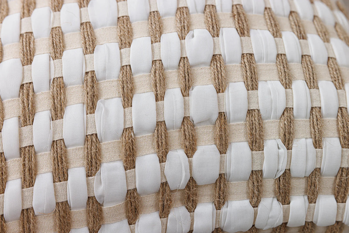 Atelier Ecru Basket Cushion Cover - Texture
