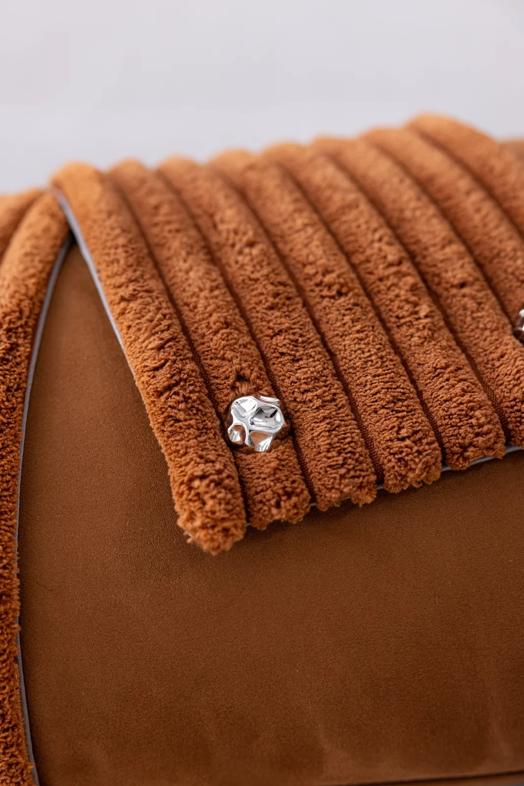 Amber Rhythm Amber Pleat Lumbar Cushion Cover - Texture