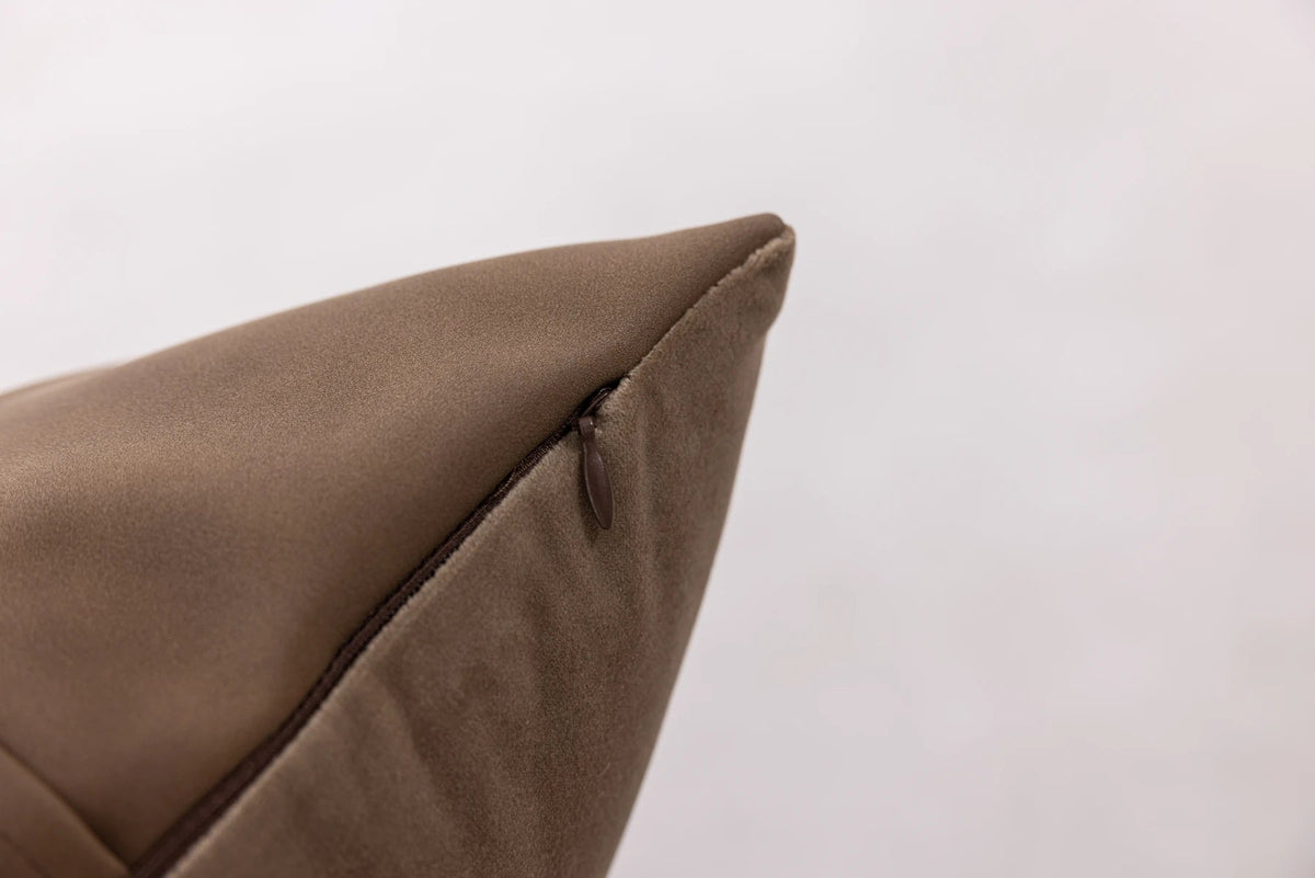 Sand Archive Fold Cushion Cover - Zip & seam