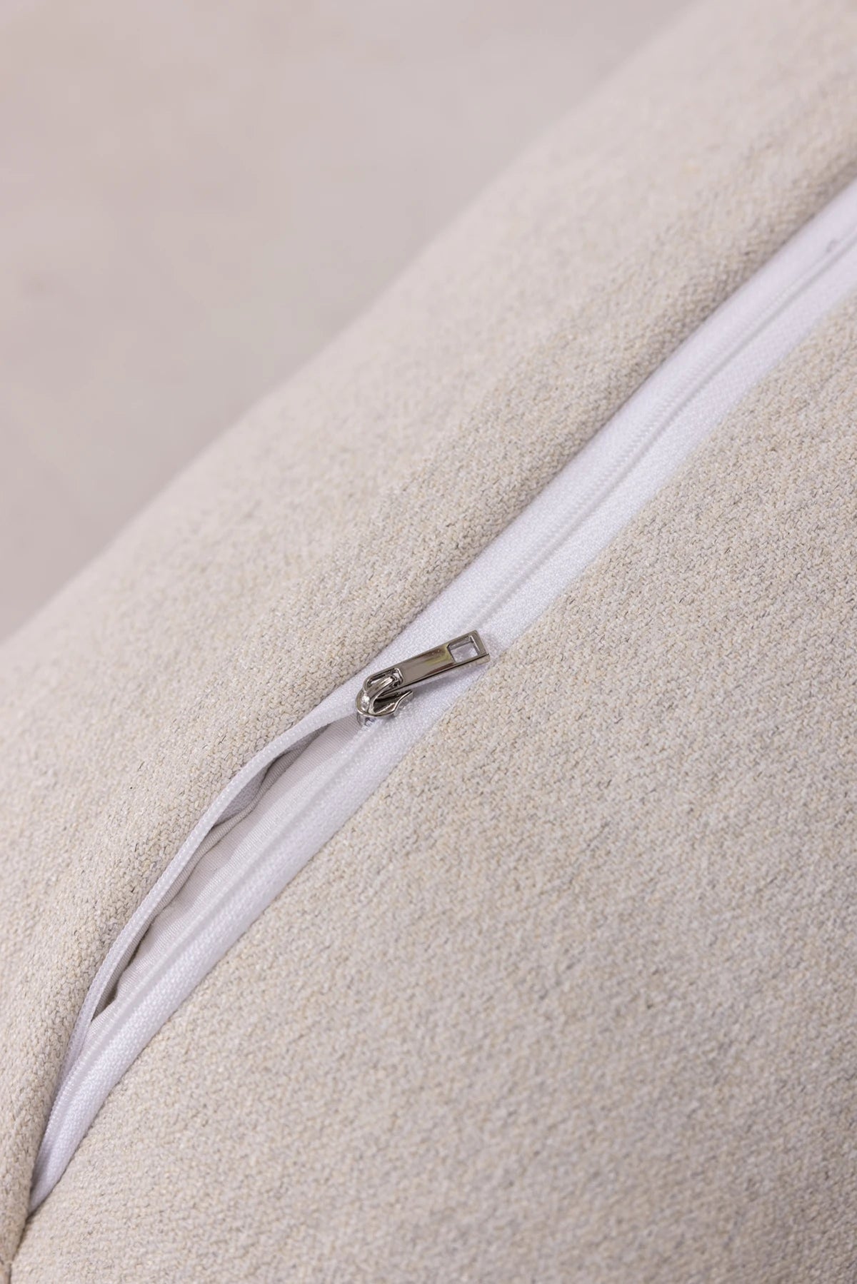 Sand Archive Buckle Lumbar Cushion Cover - Zip & seam