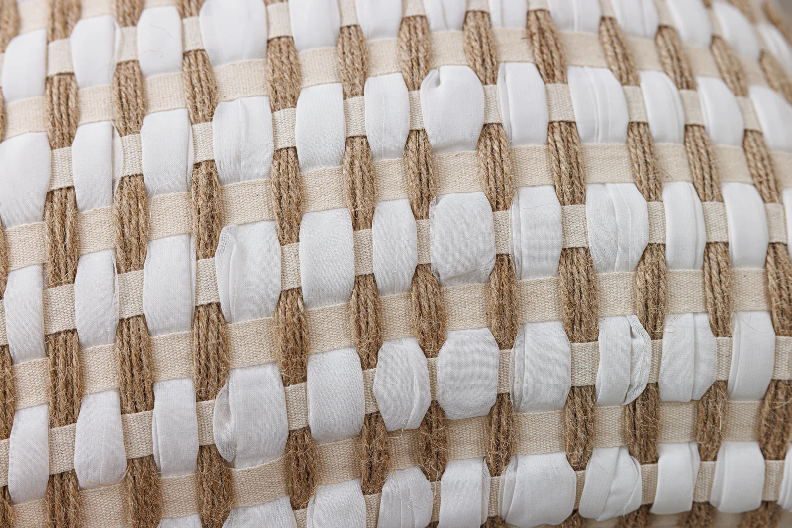 Atelier Ecru Basket Cushion Cover - Texture