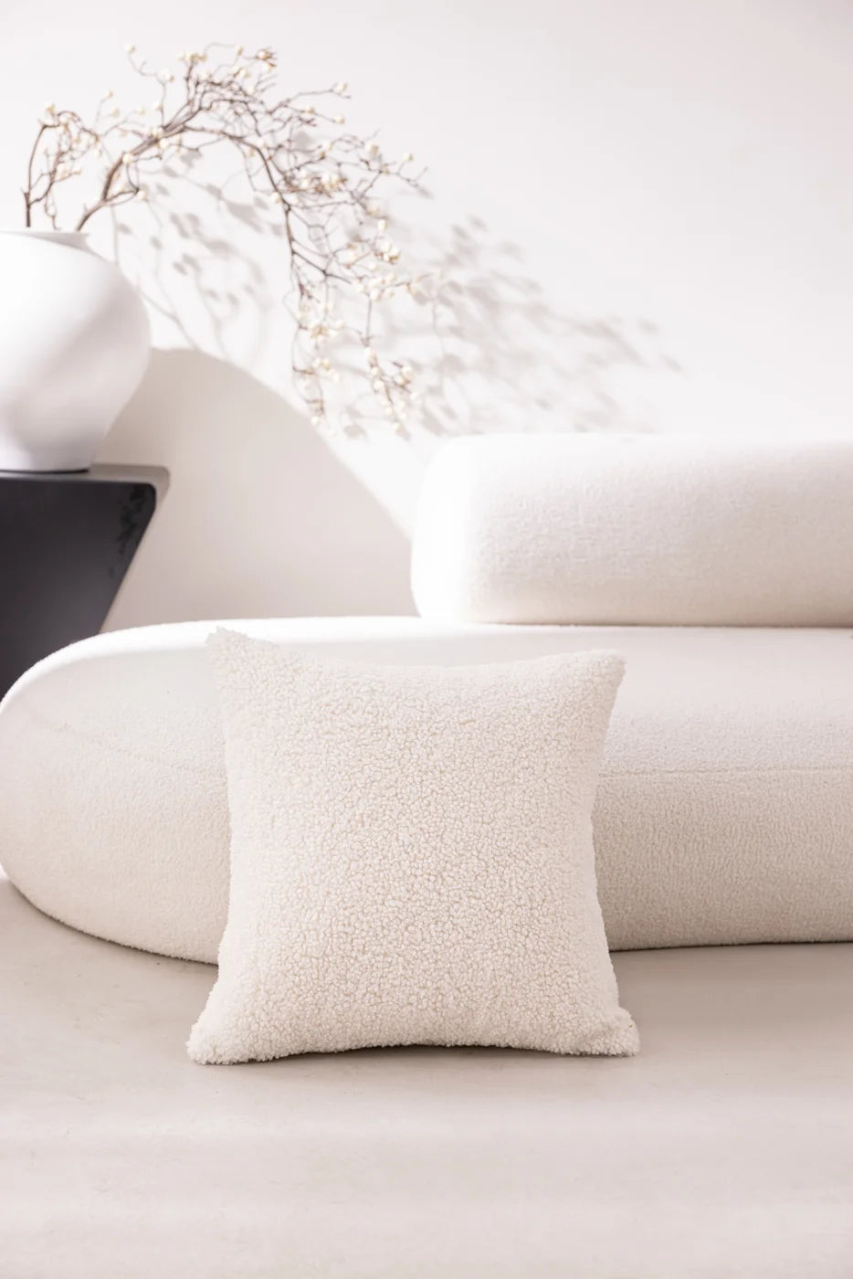Amber Rhythm Cloud Cushion Cover - Full view