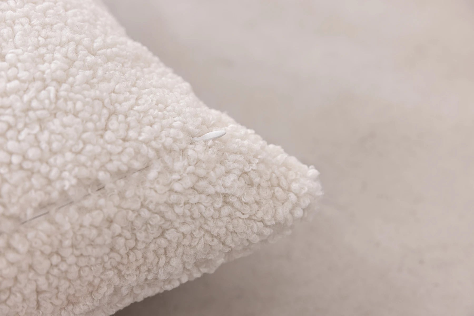 Amber Rhythm Cloud Cushion Cover - Edge detail