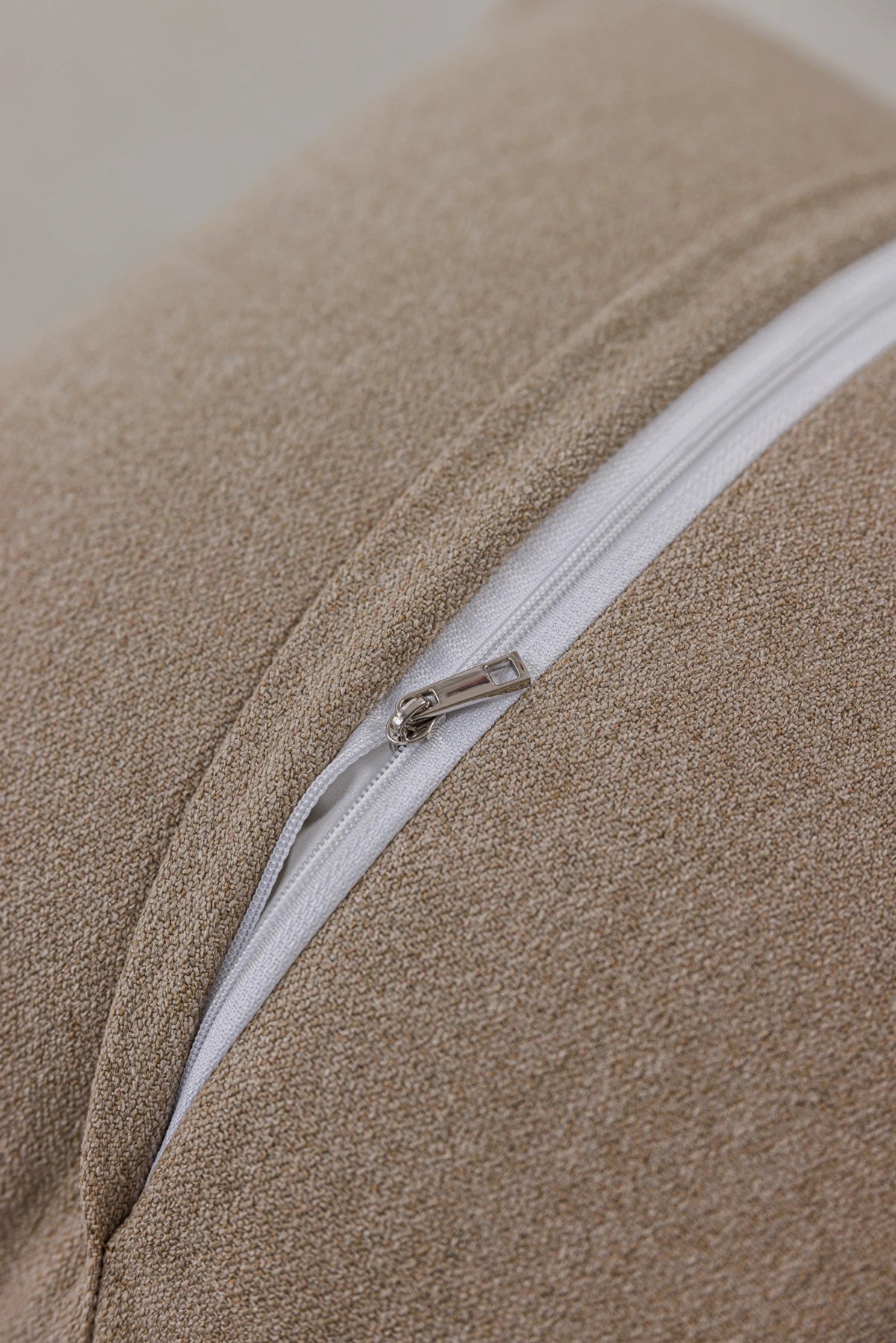 Earth Weave Quiet Weave Cushion Cover - Zip & seam